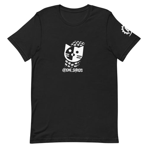 Trail Cat Tee, vintage black, front