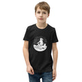 Chill Ride Youth Tee, black, front